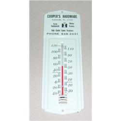 IH Metal Thermometer from Turbotville, PA--also advertises Cub Cadet Lawn Tractors