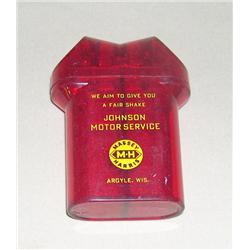 Small MH S&P Plastic Shaker from Argoyle, WI