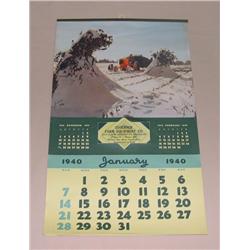 1940 AC Calendar from Bay & Washington, Missouri