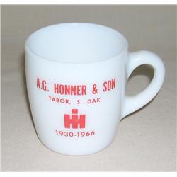 AG Honner IH Coffee Mug from 1966 w/ IH logo