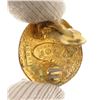 Image 6 : Chanel Gold CC Round Shape Earrings