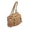 Image 3 : Prada Beige Cervo Leather Buckle Tote Bag