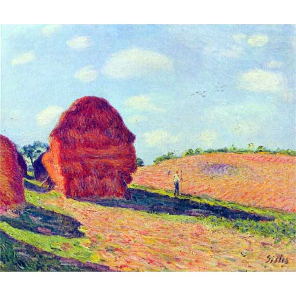 Alfred Sisley - The Straw Rents