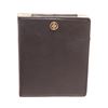 Image 1 : Tory Burch Black Leather Robinson Flip Tablet Case