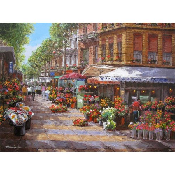 Sam Park "BARCELONA FLOWER MARKET"