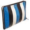 Image 2 : Balenciaga Blue Leather Bazar Pouch