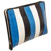Image 3 : Balenciaga Blue Leather Bazar Pouch