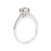 Image 4 : 1.07 ctw Diamond Ring - 18KT White Gold