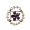 Image 1 : Chanel Silver Camelia Pearl Brooch