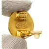 Image 4 : Chanel Gold Round CC Earrings