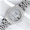 Image 2 : Rolex Ladies Stainless Steel Quickset Mother Of Pearl Diamond Lugs Jubilee Rolex