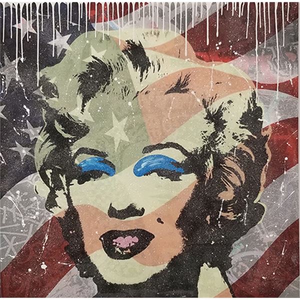 Marilyn Broken Glass By Jozza