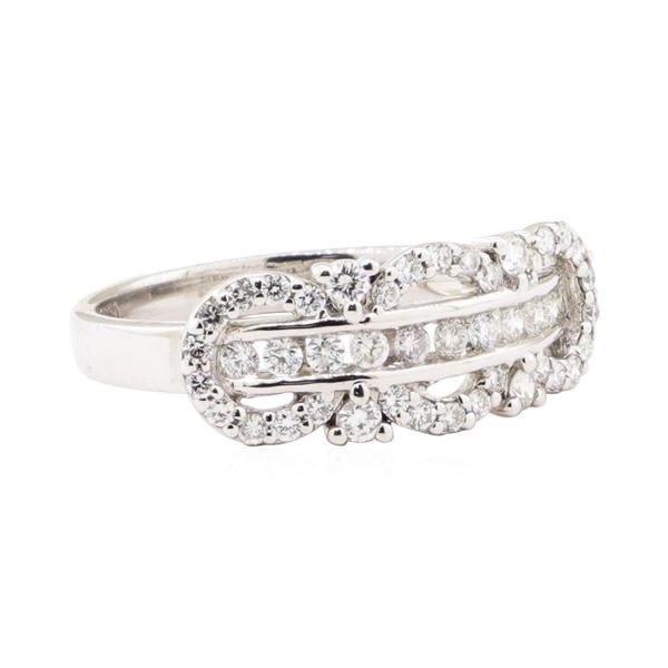 0.54 ctw Diamond Ring - 18KT White Gold