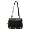 Image 1 : Chanel Black Leather Triple CC Shoulder Bag