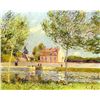 Image 1 : Alfred Sisley - Houses on the Banks of the Loing