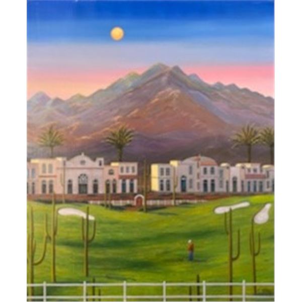 Golfing in Arizona by Fanch Ledan