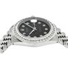 Image 7 : Rolex Mens Stainless Steel Black Jubilee 3 ctw Diamond Datejust Wristwatch 36MM
