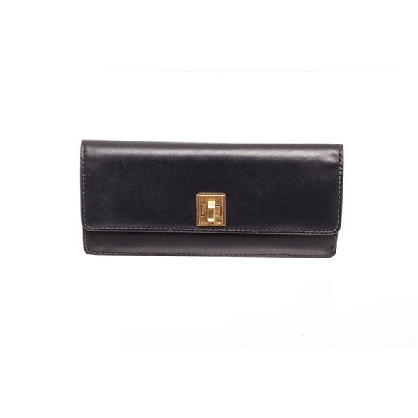 Michael Kors Navy Leather Natalie Flat Wallet