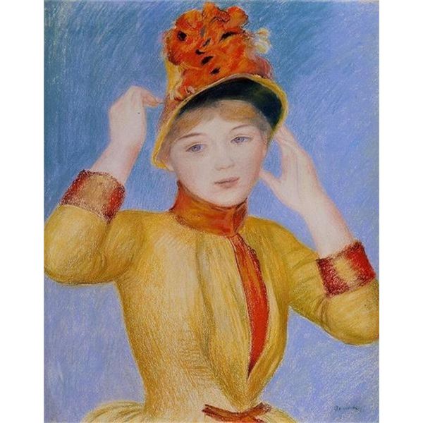 Renoir - Bust Woman Yellow Dress