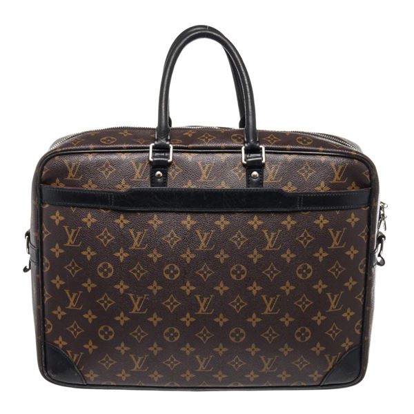 Louis Vuitton Brown Porte Document Voyage Briefcases