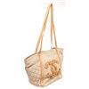 Image 2 : Chanel Peach Caviar Leather CC Camelia Shop Bag