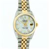 Image 2 : Rolex Mens 2 Tone MOP Diamond Lugs 36MM Datejust Wristwatch