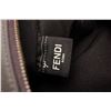 Image 8 : Fendi Black Canvas Leather FF Logo Stamp Flap Shoulder Bag