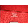 Image 4 : Hermes Red Leather Birkin 40cm Satchel Bag