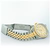 Image 8 : Rolex Mens Quickset Sapphire 18K Yellow Gold And Stainless Steel Champagne Index