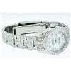 Image 7 : Rolex Ladies Stainless Steel Quickset Mother Of Pearl Full Diamond Datejust Wris