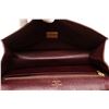 Image 5 : Louis Vuitton Burgundy Leather Selenga Clutch Bag