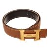 Image 1 : Hermes Brown Leather Constance Belt