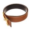 Image 2 : Hermes Brown Leather Constance Belt