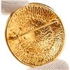 Image 3 : Chanel Gold CC Round Brooch