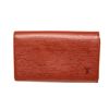 Image 1 : Louis Vuitton Red Epi Leather Porte Monnaie Wallet