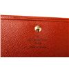 Image 5 : Louis Vuitton Red Epi Leather Porte Monnaie Wallet