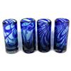Image 6 : Set of 4 Hand Blown Glass Shooters