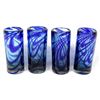 Image 8 : Set of 4 Hand Blown Glass Shooters