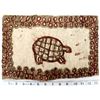 Image 6 : African Bark Cloth Turtle Painting