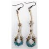 Image 4 : Navajo Sterling Turquoise Earrings