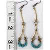 Image 5 : Navajo Sterling Turquoise Earrings