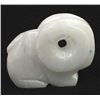 Image 6 : Zuni White Marble Ram Fetish by Gilbert Lonjose