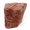 Image 10 : Cherokee Intricately Carved Catlinite Sculpture