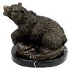 Image 6 : Toperkin Bronze Bear Statue on Marble Base