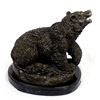 Image 8 : Toperkin Bronze Bear Statue on Marble Base