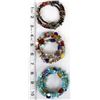 Image 6 : 3 Gemstone Wrap Around Bracelets