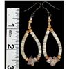 Image 5 : Shell Heishi, Jasper, and Quartz Earrings by Helen Gregory
