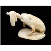 Image 5 : Zuni Carved Antler Frog Fetish by F. Martinez