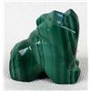 Image 6 : Zuni Malachite Bear Fetish by Hubert Quam