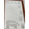 Image 2 : 1999 Framed Bear Clan Mirror by Four Hawks